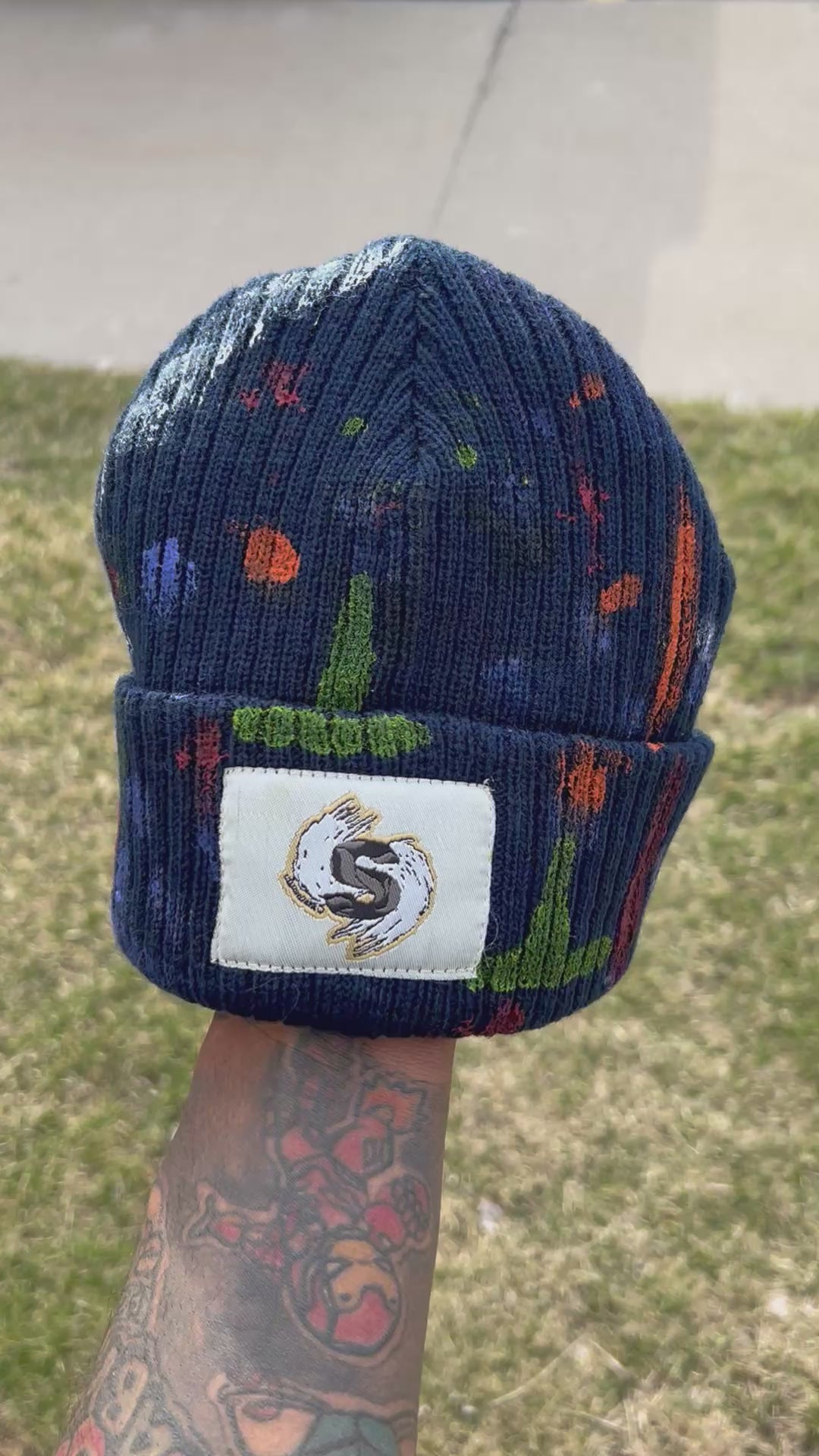 MIS reverse side beanie
